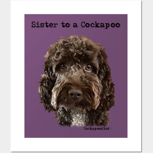 Cockapoo Dog Sister Posters and Art